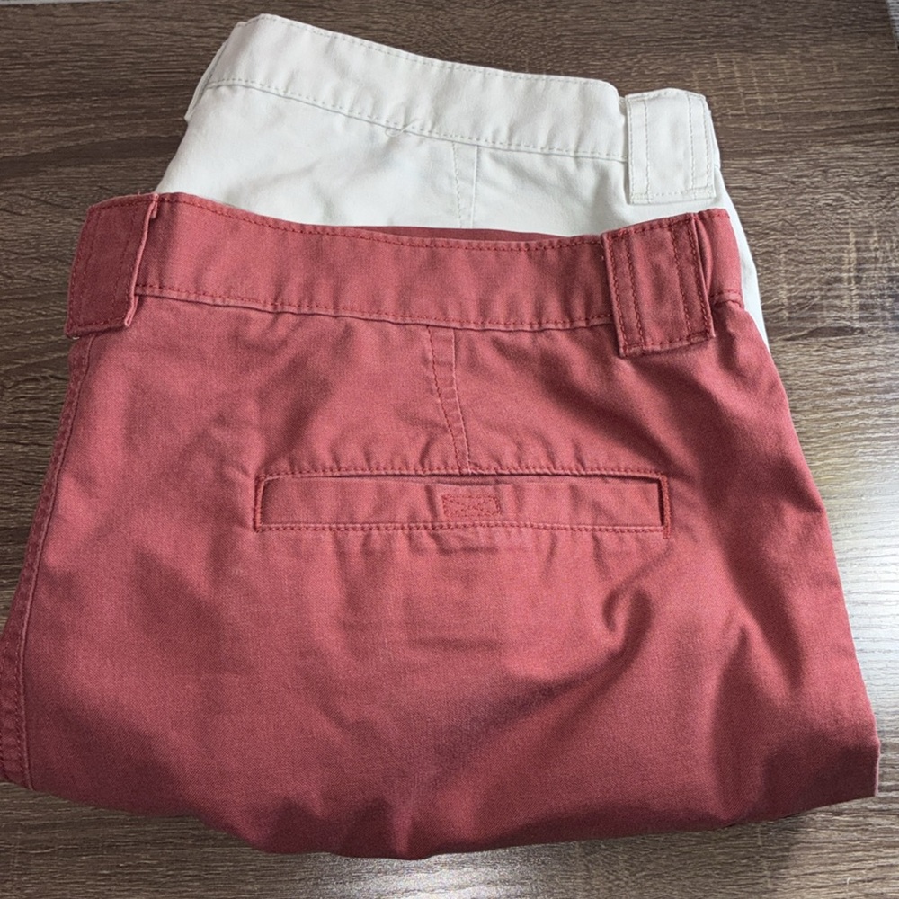 Bundle of 2 Used Savane Cargo Shorts with Utility Pockets Size 38